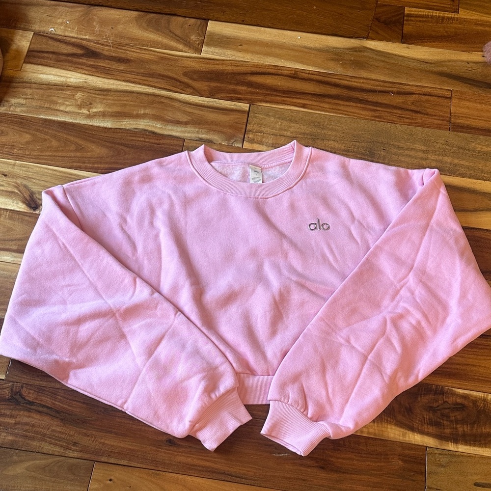 ALO Yoga Pink Sweatshirt